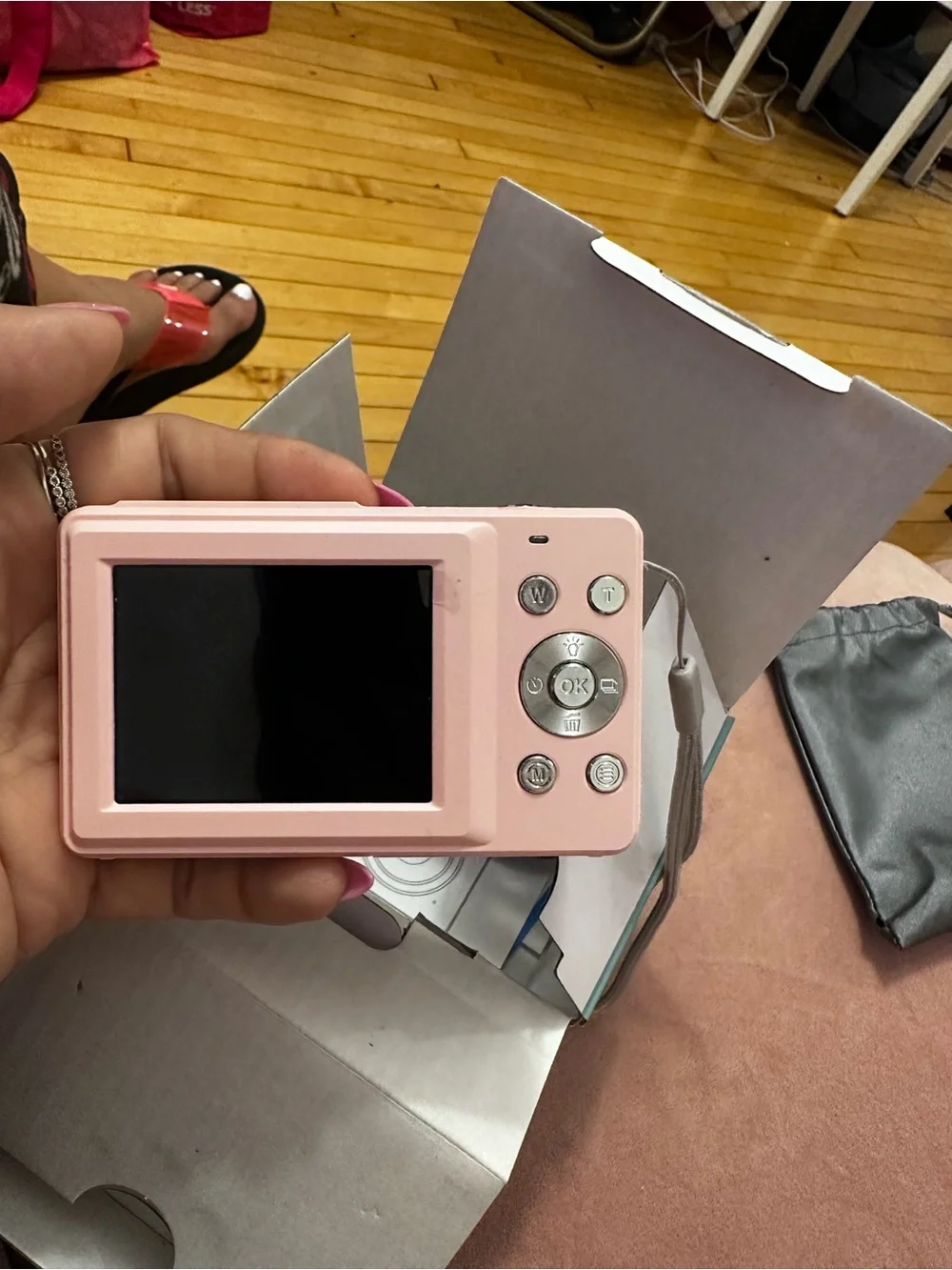 Digital Camera FHD 1080P Pink - Compact Everyday Camera